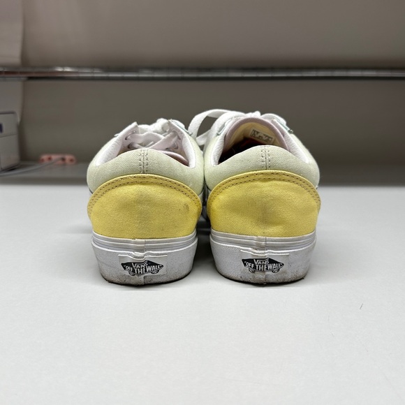 Vans Old Skool Womens Pastel Color Block Blue/Green/Yellow 7 - Picture 4 of 5